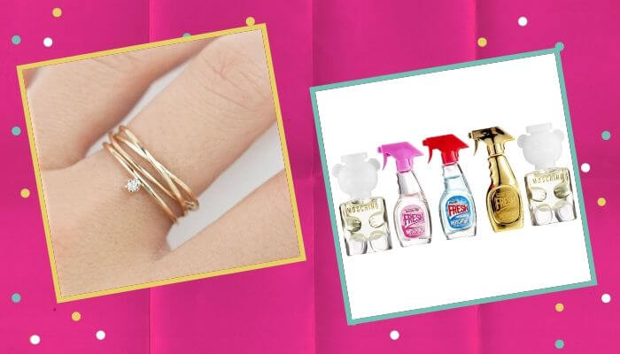 Gold Band with Diamonds + Women's Coffret Set