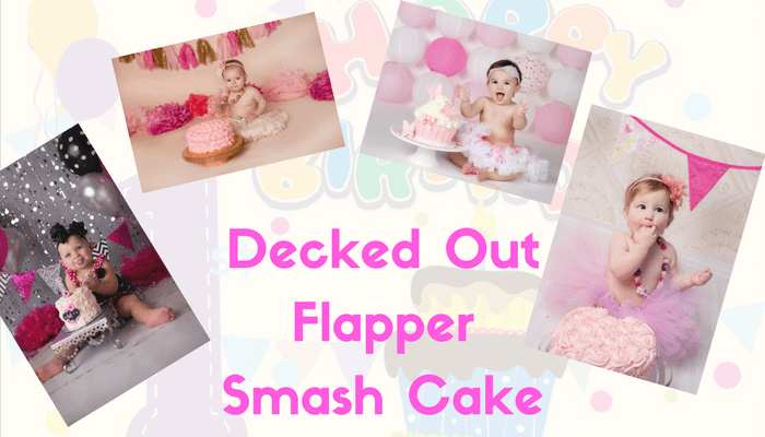 Decked Out Flapper Cake