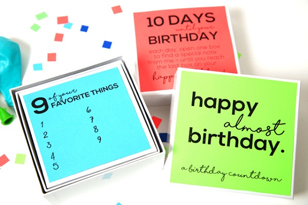 Do a Birthday Countdown
