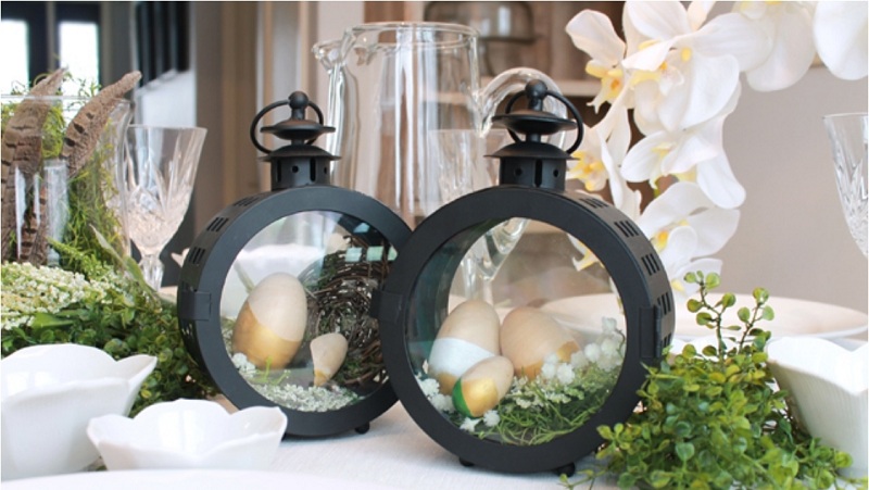 Easter Lantern Centerpiece Easter Lantern Centerpiece