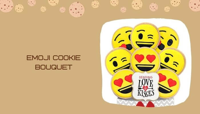 Emoji Cookie Bouquet