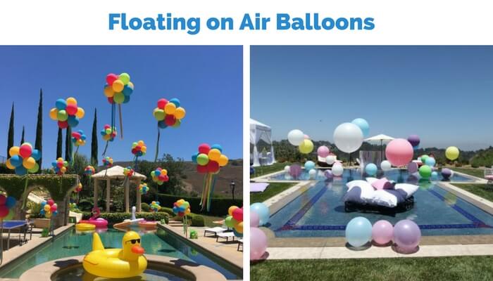 floating on air balloons