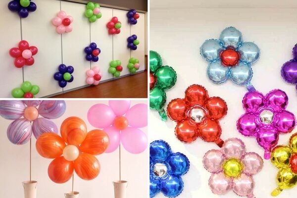 Flowers Balloons For Decoration