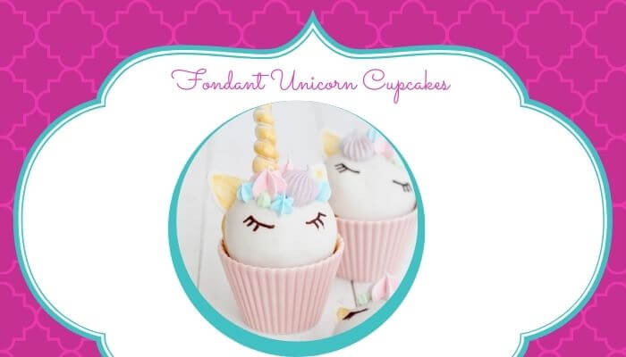 Fondant Unicorn Cupcakes