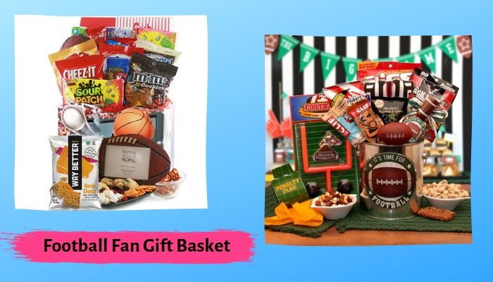 Football Fan Gift Basket Football Fan Gift Basket