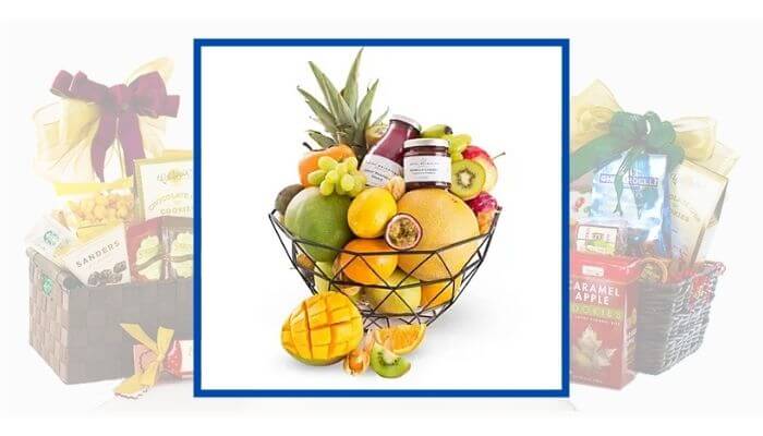 Fruit Dessert Gift Basket
