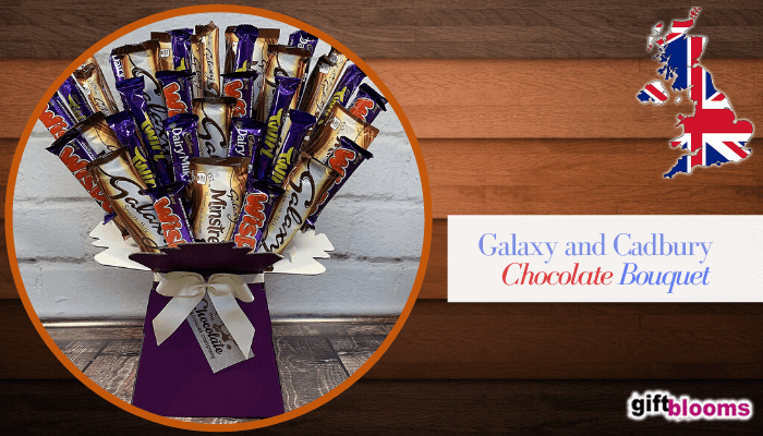 Galaxy and Cadbury Chocolate Bouquet