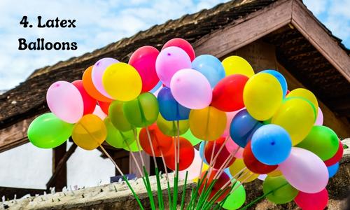 4. Latex Balloons