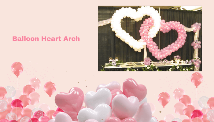 Balloon Heart Arch