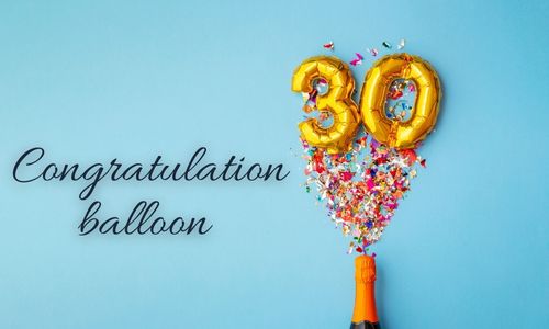 Congratulation balloon 