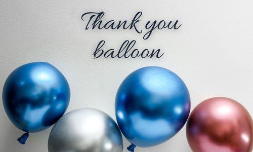 Thank you balloon 