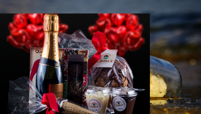  wine with chocolate gift basket 
