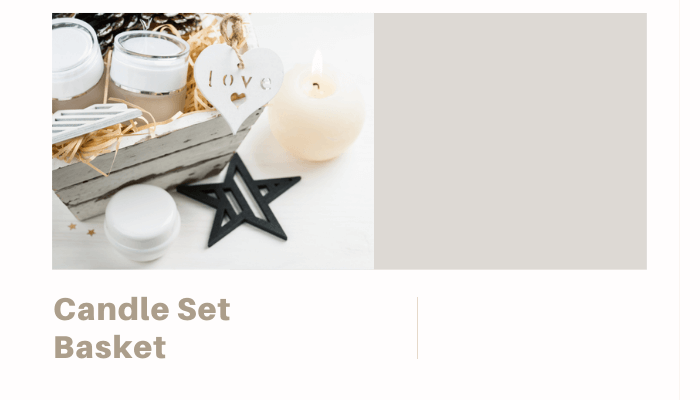 Candle Set Basket