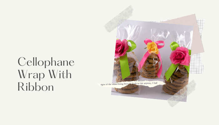 Cellophane Wrap With Ribbon