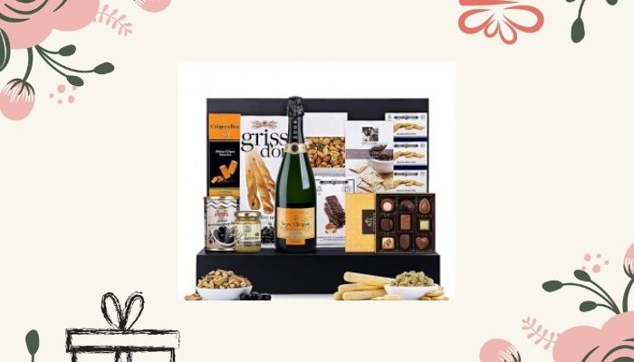 6) Chocolate Treasure Box with Wine