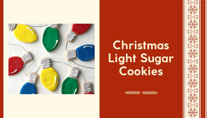 Christmas Light Sugar Cookies