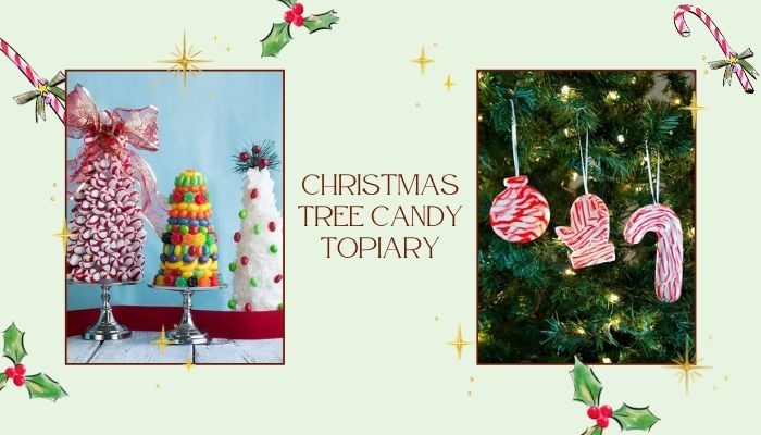 Christmas Tree Candy Topiary