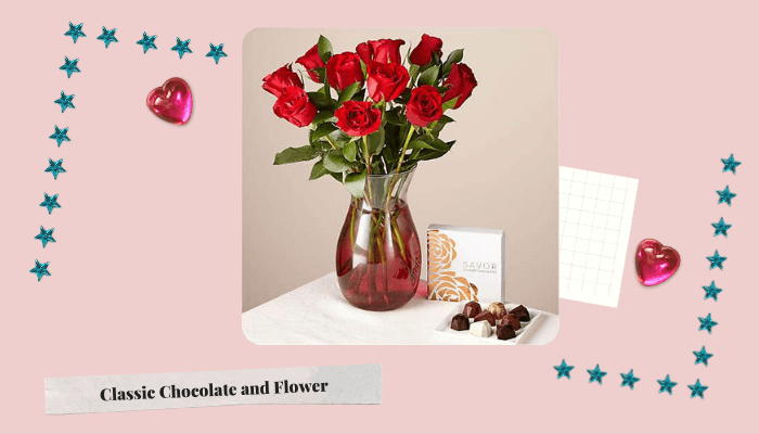 Classic Chocolate and Flower