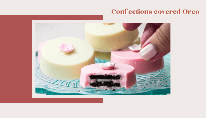 Confections covered Oreo