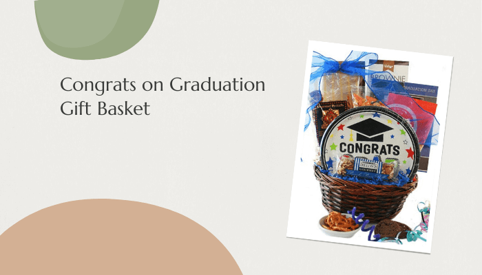 Congrats on Graduation Gift Basket