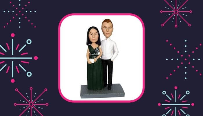 Couple Photo Bobble-Head
