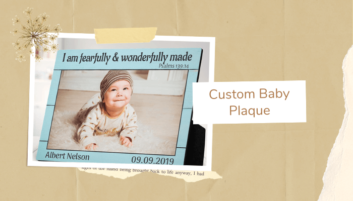 Custom Baby Plaque