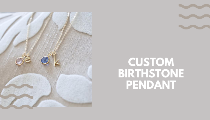 Custom Birthstone Pendant