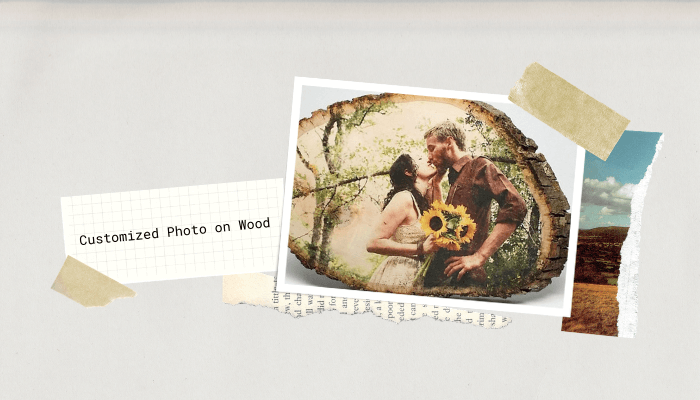 Customized Photo on Wood