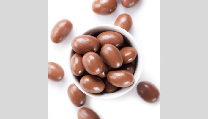 4. Dark Chocolate Almonds