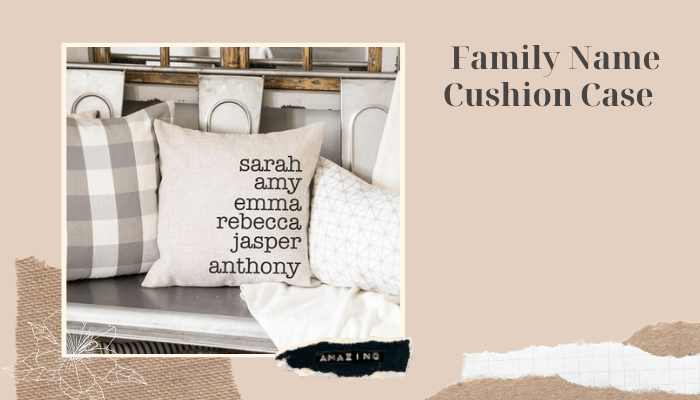 Family Name Cushion Case