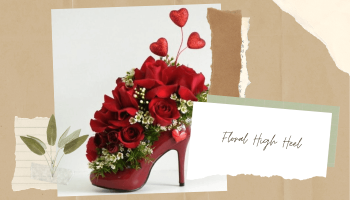 Floral High Heel