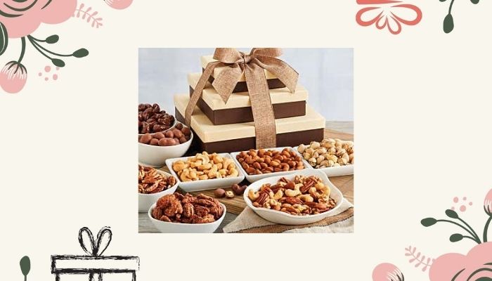 3) Fruit and Nut bar Basket