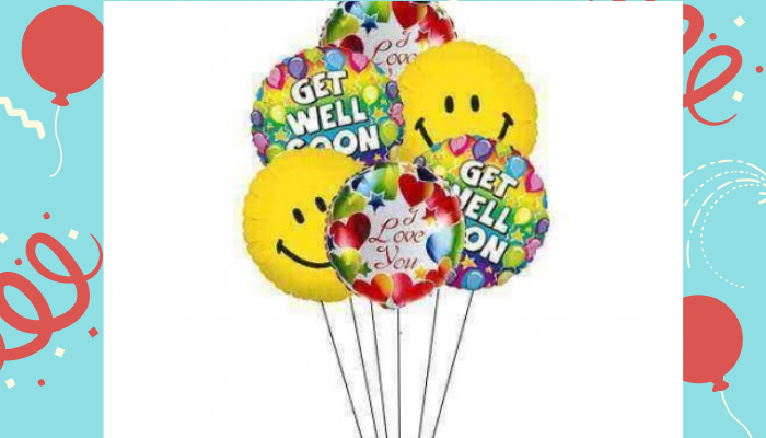 get well soon balloons