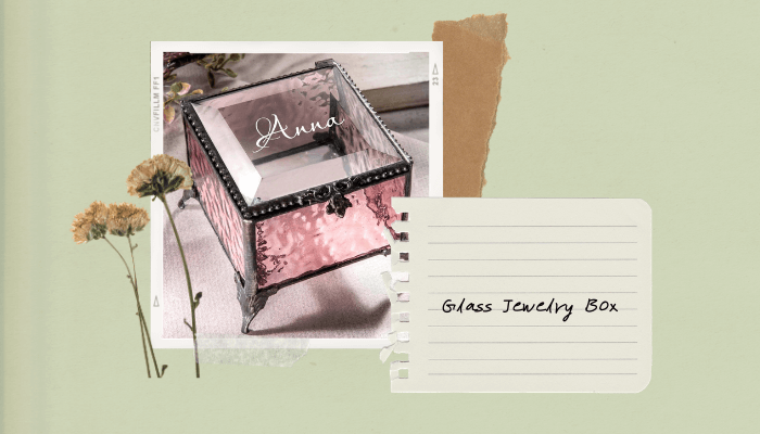 Glass Jewelry Box