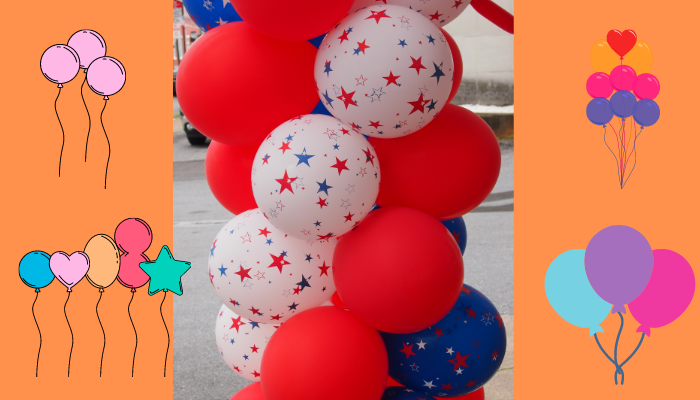 Colorful Balloon Pillar