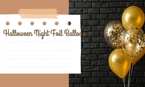 halloween night foil balloon