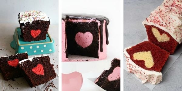Hidden Heart Shape Cake