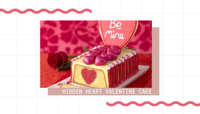 Hidden Heart Valentine Cake
