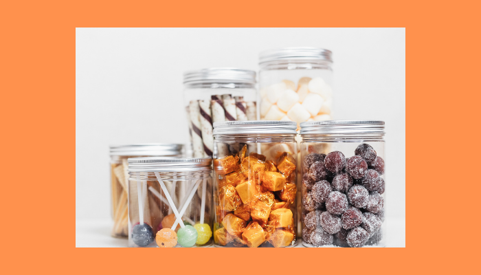 jar of hard candies