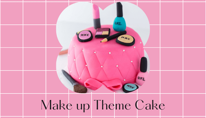 Makeup Theme Cake