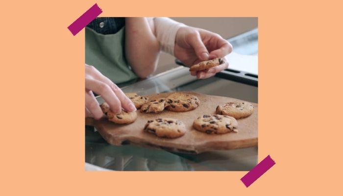 4. Milk chocolate cookies