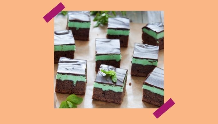 3. Milk chocolate Mint Brownies