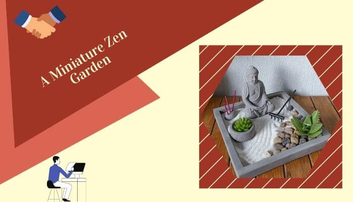A miniature Zen Garden