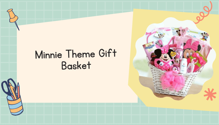 Minnie Theme Gift Basket