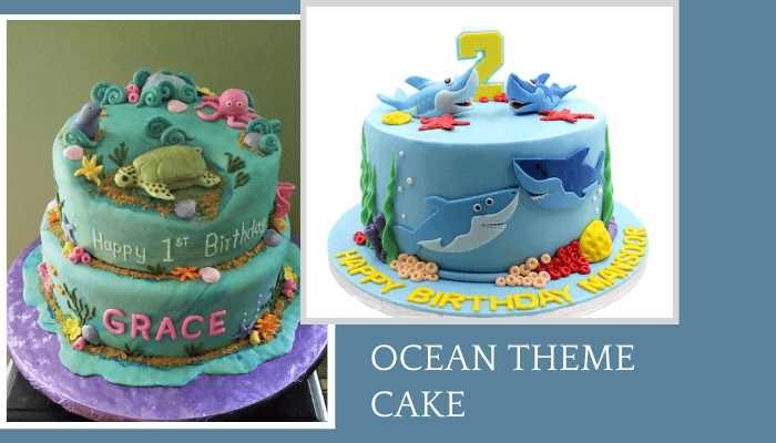 Ocean Theme Cake