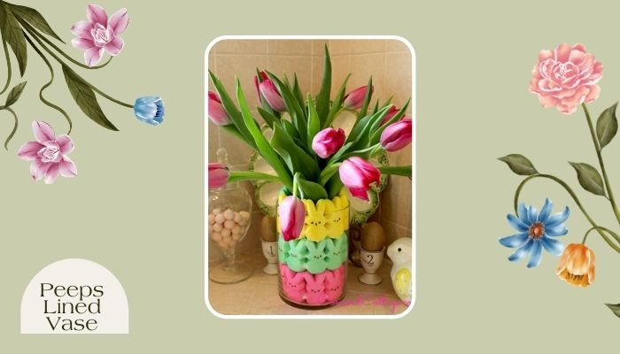 Peeps Lined Vase Peeps Lined Vase