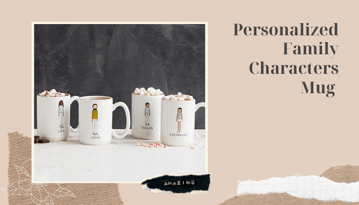 Personalized Family Characters Mug