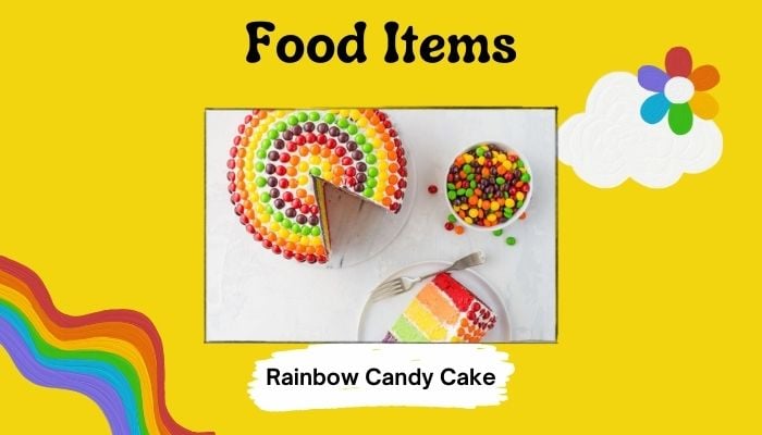 Rainbow Candy Cake