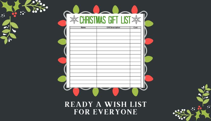 Ready A Wish List