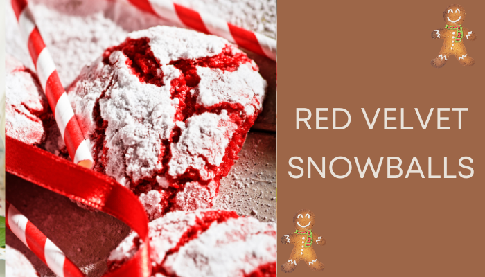 Red velvet snowballs